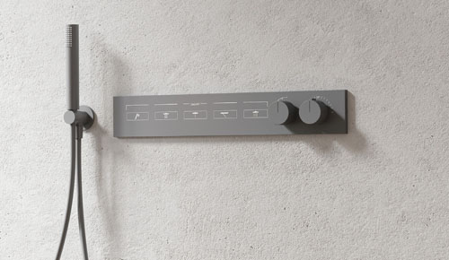 How to realize the very simple concealed shower?